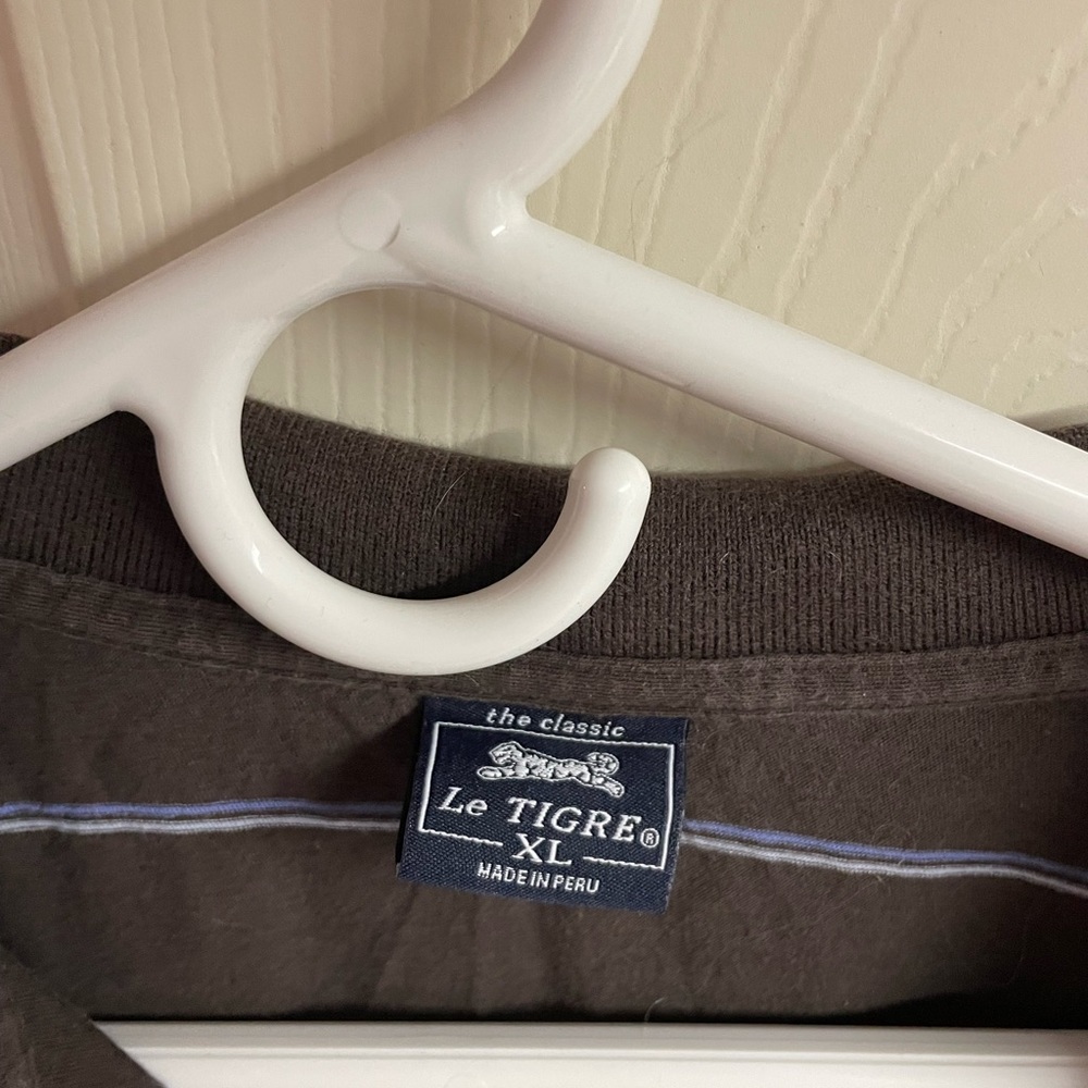 LE TIGRE MENS SHORT SLEEVE POLO - Picture 2 of 5